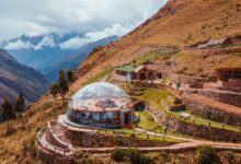 Mountain Lodges Beneath the Machu Picchu in Peru