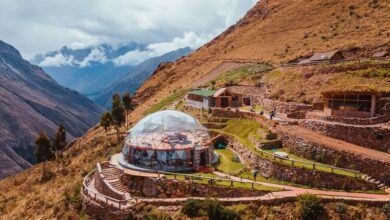 Mountain Lodges Beneath the Machu Picchu in Peru